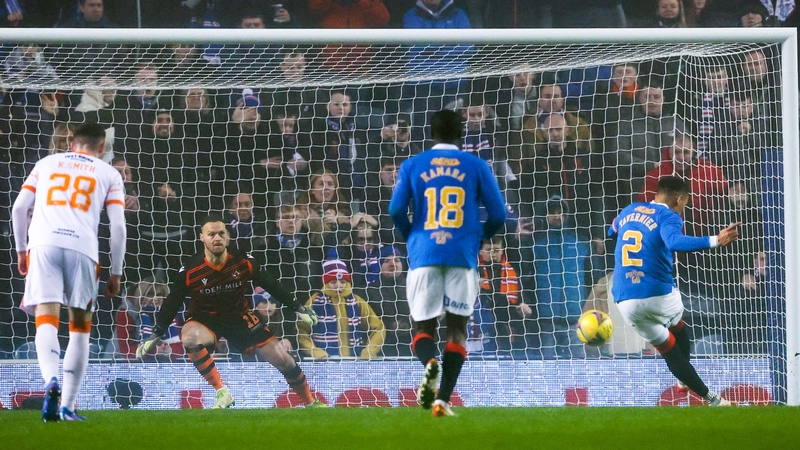 James Tavernier scores from the spot