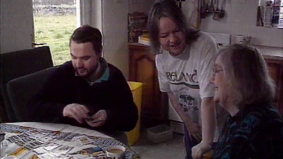 Joan Wilson and family in 1992.