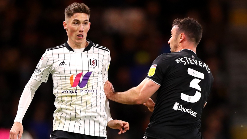 Enda Stevens played in a left wing-back role for the Sheffield side