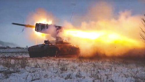 Russia carried out large-scale military drills near Orenburg last week