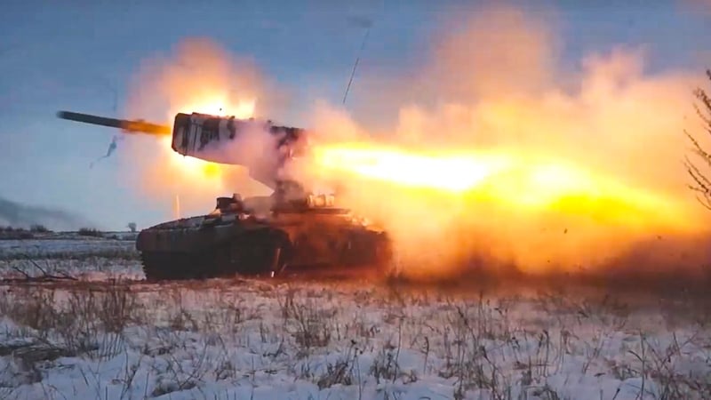 Russia carried out large-scale military drills near Orenburg last week