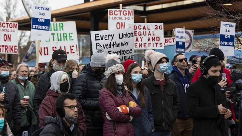 The strikes began on 5 October at cereal plants in four states