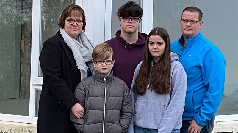 The Noone family dream of being back in their own home