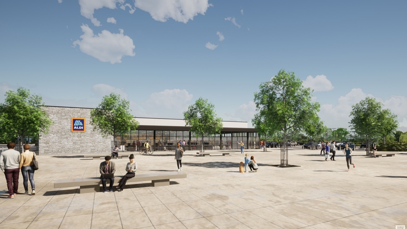 An artist's impression of its new store in Carrigaline in Co Cork