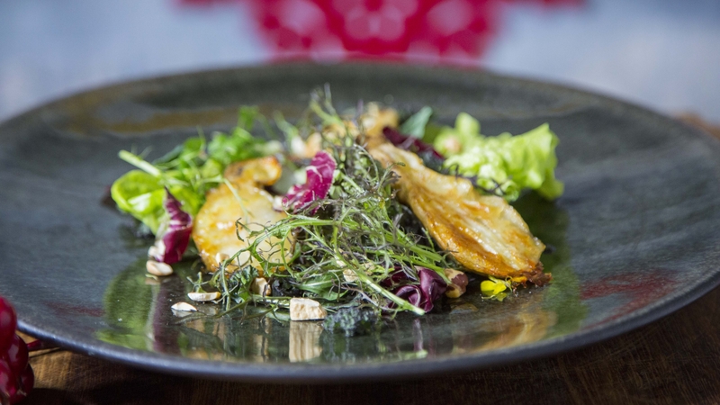 Rachel's warm Jerusalem artichoke salad: Today