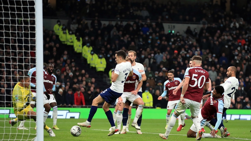 Lucas Moura prodded home Spurs' second