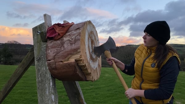 Ceola McGowan is the World Axe Throwing Champion