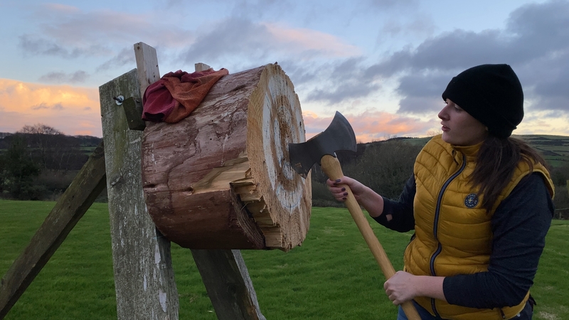 Ceola McGowan is the World Axe Throwing Champion