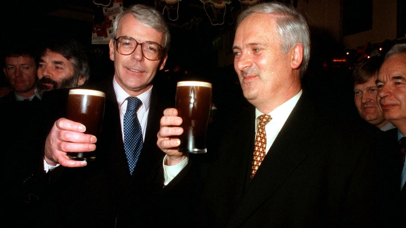 John Major's 'marvellous evening' in Dublin