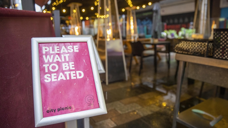 A sign at the entrance to City Picnic restaurant in Belfast