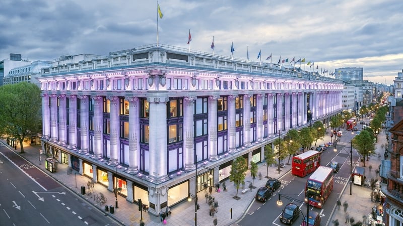 Selfridges' flagship site on London's Oxford Street