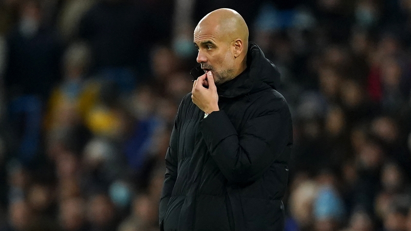 Pep Guardiola was left biting his nails for a time in what had looked like a routine victory