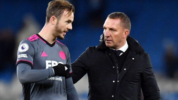 Brendan Rodgers' side face Liverpool on Tuesday