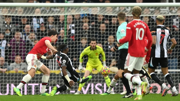 Allan Saint-Maximin fires home the opening goal