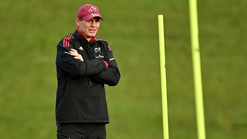Munster senior coach Stephen Larkham