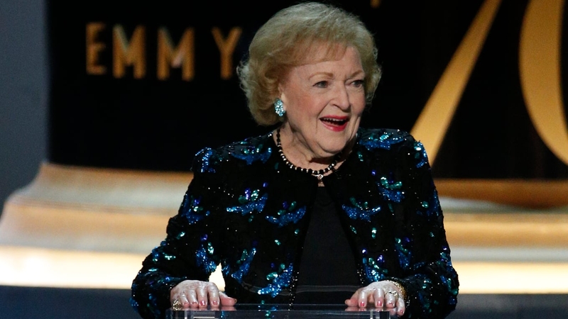 Betty White (pictured at the Emmys in September 2018) - "I'm so lucky to be in such good health and feel so good at this age. It's amazing. I try to avoid anything green. I think it's working"