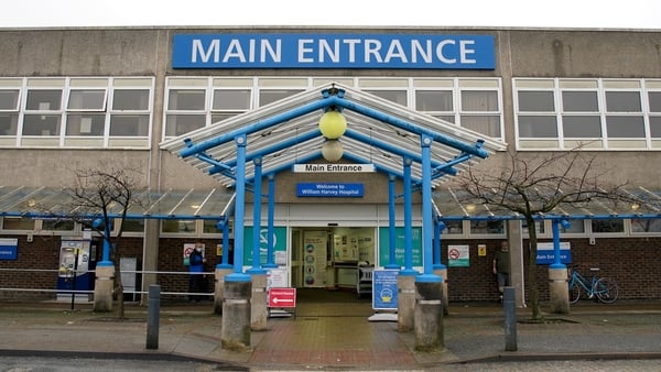 The William Harvey Hospital in Kent, one of the venues for new 'surge hubs'