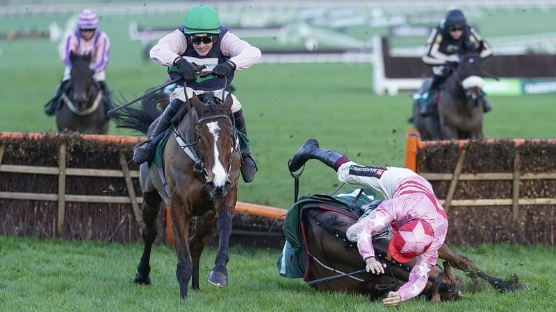 Stormy Ireland and Brewin'upastorm looked set to duel out the finish of the Relkeel until the latter capsized at the final flight
