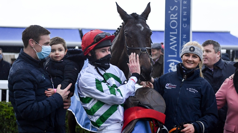 Jack Kennedy with the connections of Ginto after their Naas success