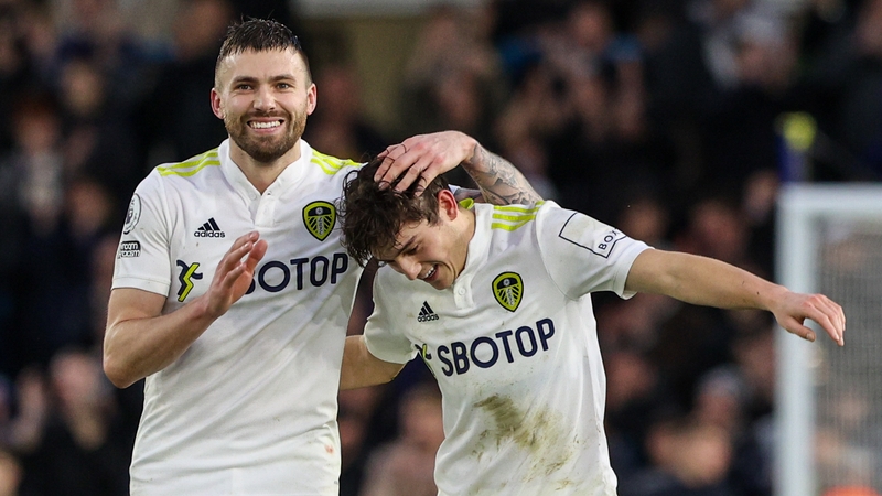 Stuart Dallas and with Daniel James got the second-half goals