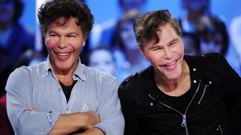 Igor Bogdanoff (R) died six days after his brother Grichka