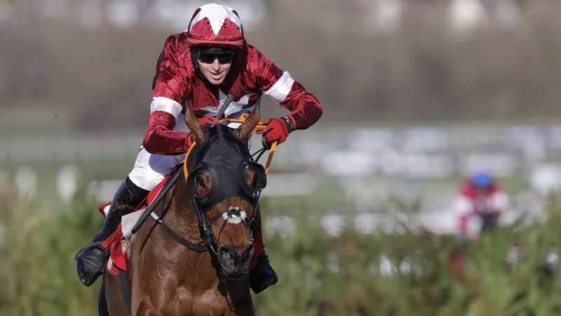 Tiger Roll under Keith Donoghue, en route to winning last year's Glenfarclas Cross Country Chase.