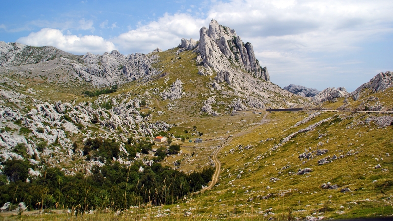 The incident happened in the Velebit mountain range (file pic)