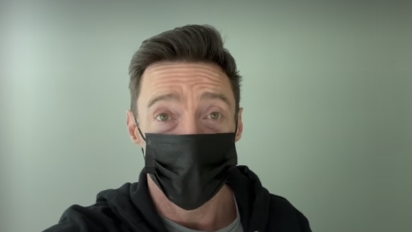 Hugh Jackman urged people to be "safe, healthy, and kind" after positive Covid test, image via Hugh Jackman/Instagram