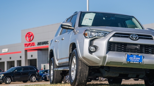 Toyota shares closed 4.8% higher in Tokyo trade today - the biggest one-day gain in nearly eight months