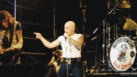 Rose Tattoo play at Savoy Centre, Cork (1981). Photo by John Rowe