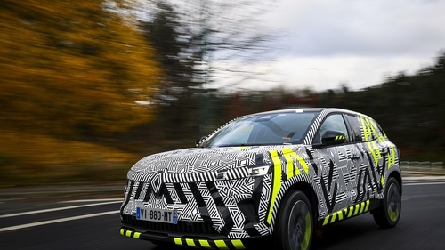 Renault's heavily-disguised AUSTRAL.