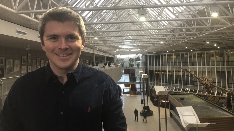 John Collison at the University of Limerick this afternoon