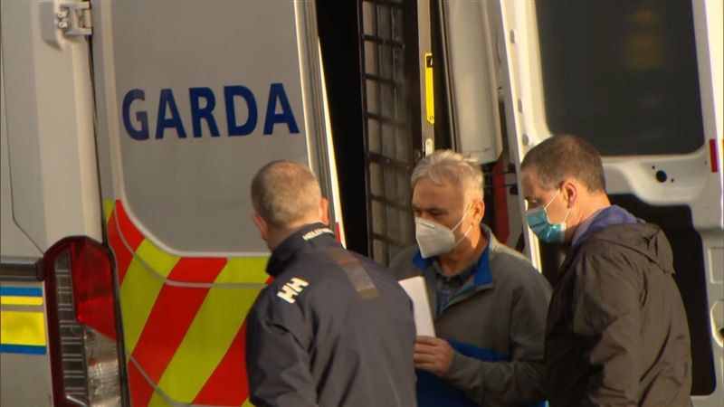 Laszlo Nemeth (centre) was charged at Mallow Garda Station