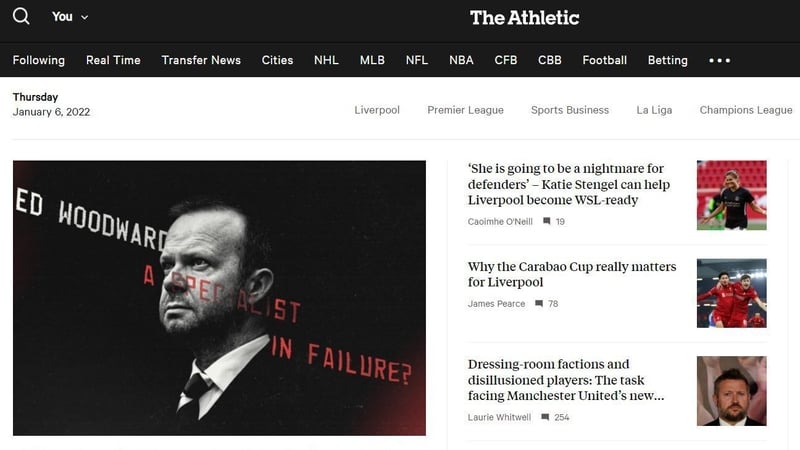 New York Times has agreed a deal to buy sports news website The Athletic