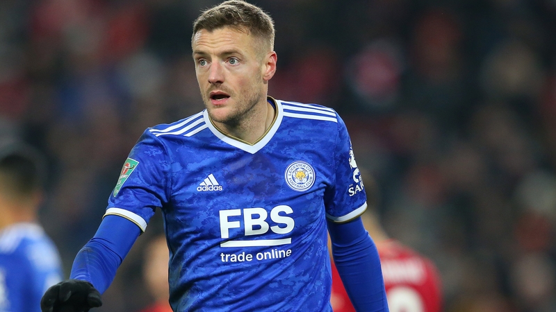 Jamie Vardy is out until March with a hamstring injury.