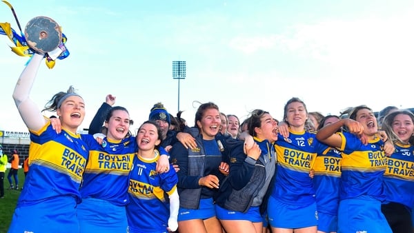 St Rynaghs celebrate their All-Ireland intermediate club glory.