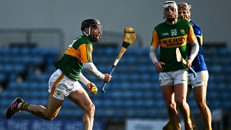Paudie Ahern in possession against Tipperary at Austin Stack Park