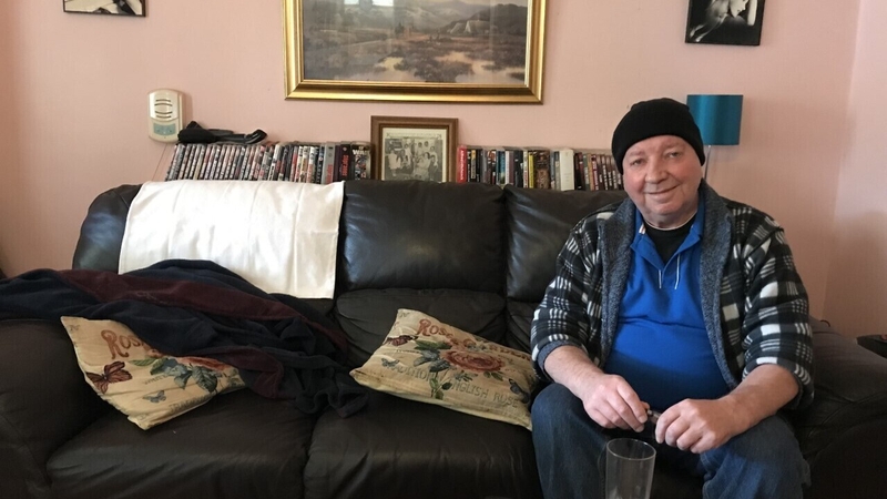 John Hannon says it costs €80 a week to heat his small apartment