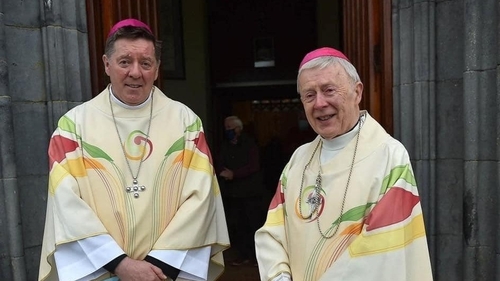 Francis Duffy (l) succeeds Dr Michael Neary, who held the role for 27 years