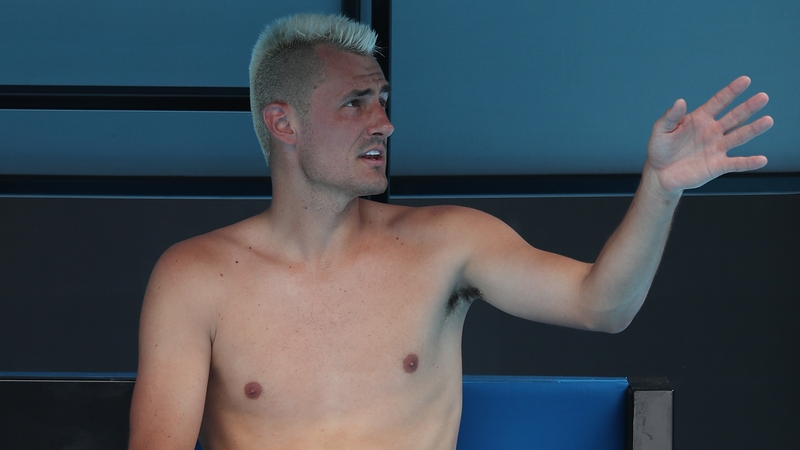 Bernard Tomic hypothesises that he will test positive for Covid-19 with the umpire during a change of ends in his loss to Roman Safiullin