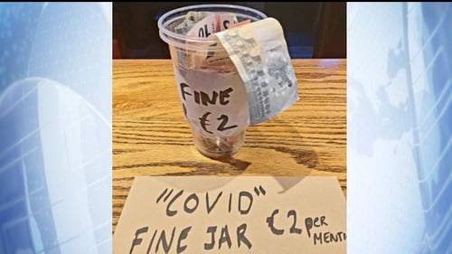 The manager of the Alt Bar in Killea Conor Moore said that €280 had been raised by this afternoon (Pic: Alt Bar)