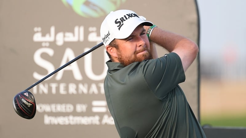 Shane Lowry teeing it off in last year's Saudi International