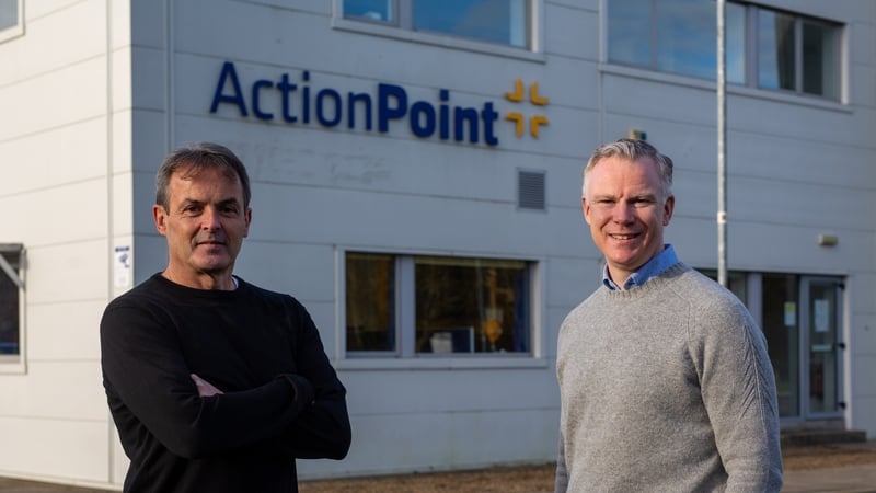 Paul Rellis, CEO of Viatel and David Jeffreys, CEO of ActionPoint