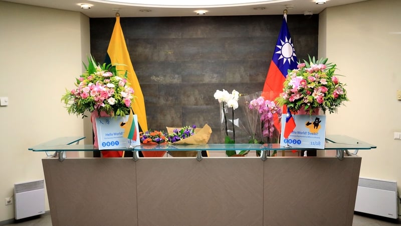The Taiwanese Representative Office in Lithuania, which opened in November