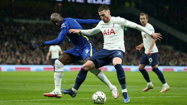 Matt Doherty started on the left for Spurs in the wingback position
