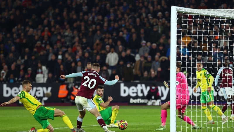 Bowen prods home the Hammers' second