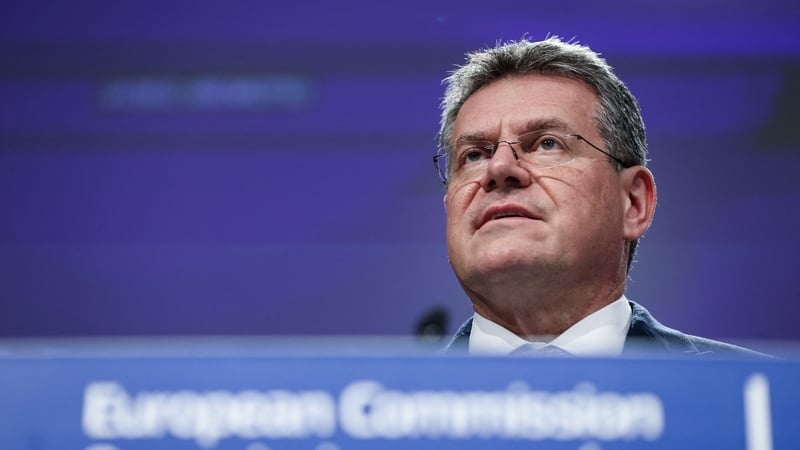 Maros Šefčovič said renegotiating the protocol is unrealistic