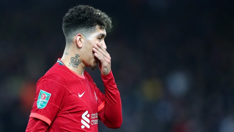 Roberto Firmino missed the win over Norwich and is out of Wednesday's game with Leeds