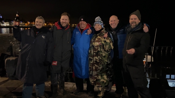 The Walrus Swim Team finished their epic challenge in just under 13 hours yesterday evening