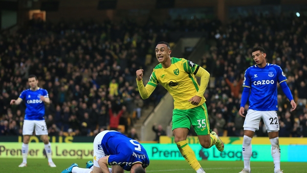 Adam Idah celebrates his goal